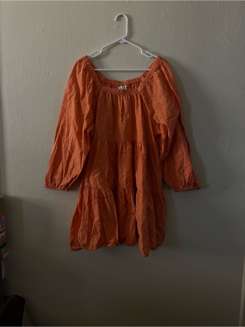 Universal Thread Coral Tiered Mini Dress